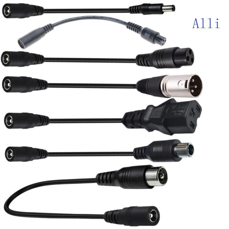Alli Du Lịch Thân Thiện Với DC5521 Nữ Sang DC8016 DC5525 Nam Adapter Dây Cáp Dòng Có Điện Trở Thấp C