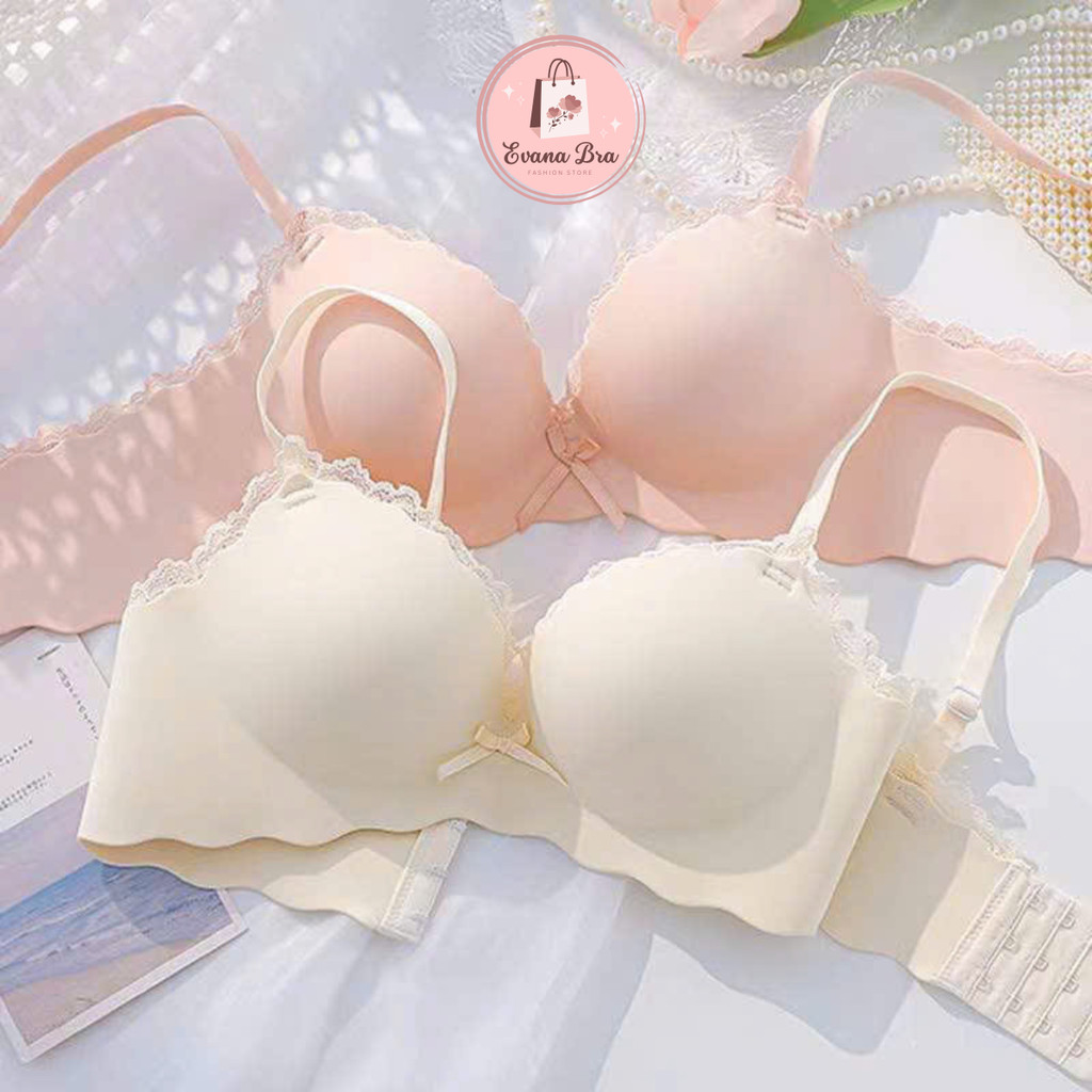 [A50] Áo Lót Ren Nữ Mút 3cm Không Gọng Ren Mềm Nâng Ngực Nhẹ Ôm Sát Quyến Rũ Mặc Áo Dài - Bra Không 