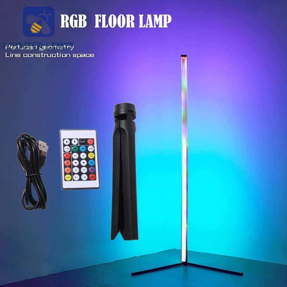 Đèn không khí góc POINTER LIMIT, Đèn sàn RGB điều khiển từ xa đổi màu, Đèn dọc USB Power Bluetooth Đ