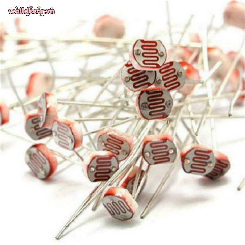 Wa 30 Chiếc Photoresistor LDR CDS Cảm Biến Điện Trở Độ Sáng 5 Mm GL5516 Arduino VN