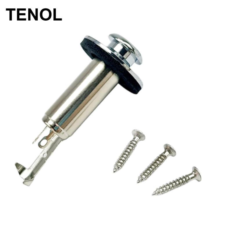 Jack Guitar Điện Mono Endpin Đầu Ra Jack Dây Đeo Nút Jack Cắm Thay Thế