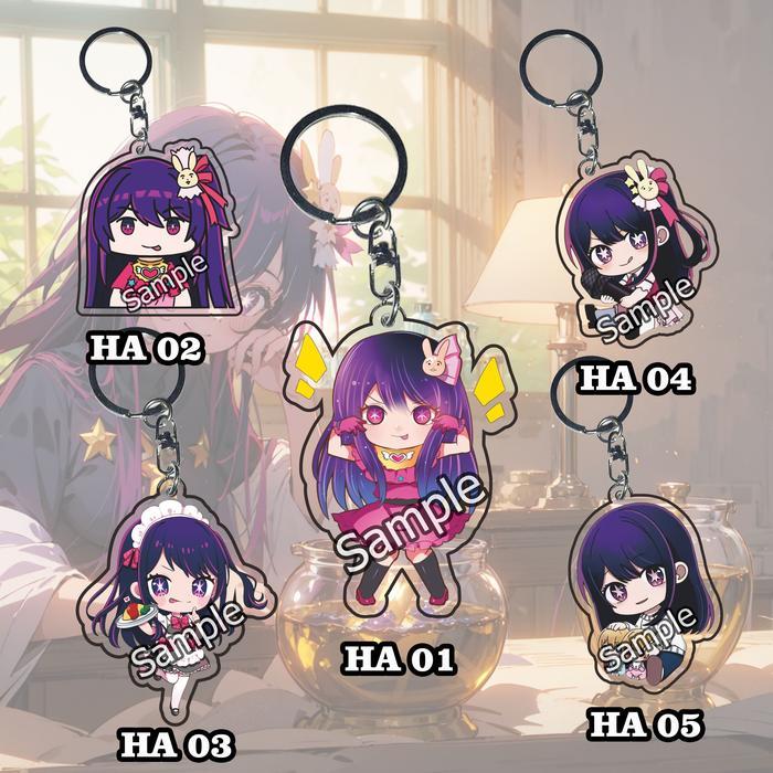 Gantungan Kunci Anime Oshi No Ko hoshino ai - Key Chain - Ganci - Ai - Hoshino Ai 01