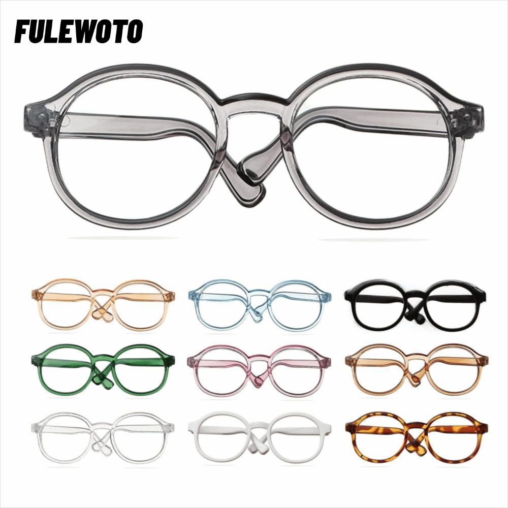 FILEWOO Cho Kính, 4CM Size 10CM Búp Bê Mini Búp Bê, Dòng Kính Mini Phụ Kiện Thiết Kế Trong Suốt Kính
