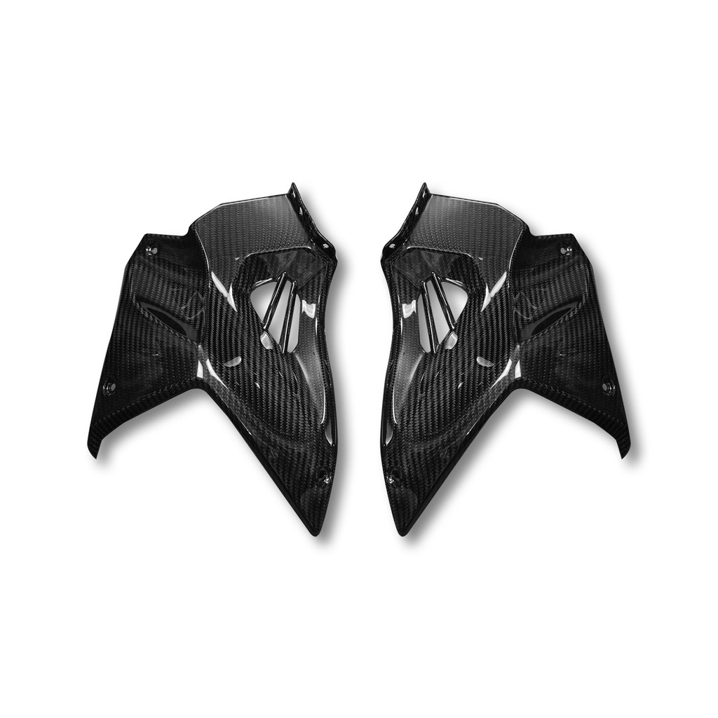 Thích hợp cho Kawasaki Ninja H2 H2R 2015-2023 Sợi Carbon Bình Nhiên Liệu Bên Nắp Bình Khí Bảng Fairi