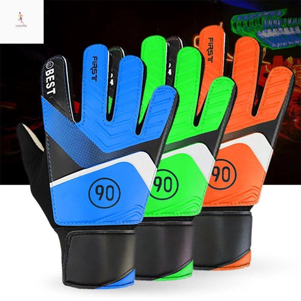 Găng tay thủ môn bóng đá CROSS Full Finger Professional Boy Kids Children Football Glvoes