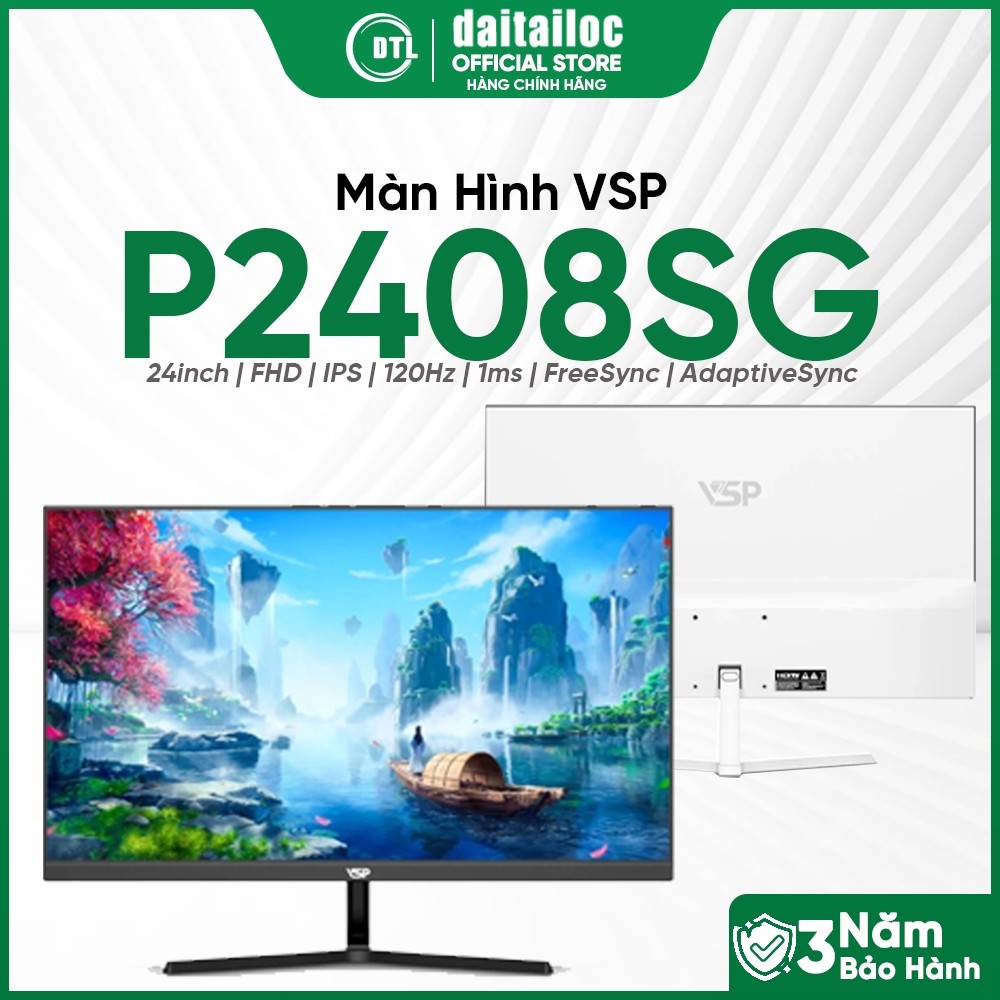 Màn Hình VSP IP2408SG 23.8 inch FHD IPS 120Hz 1ms (MPRT) | Chính Hãng | Bảo Hành 36 Tháng