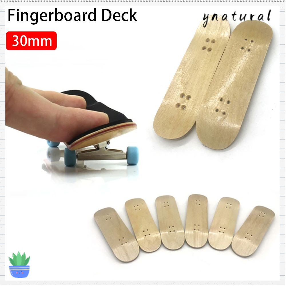 YNATURAL 1 Chiếc Ngón Tay SkateBoard Phần, 5 Lớp Maple Fingerboard Deck, Mini Gỗ 30 Mm Fingerboard P