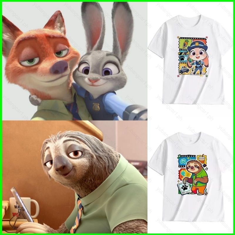 Áo thun Zootopia Judy Nibbles tay ngắn cho mùa hè