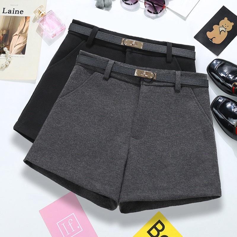 Quần M666 Short Dạ Ép Mịn Có Túi Dáng Ôm Cạp Cao | BigBuy360 - bigbuy360.vn