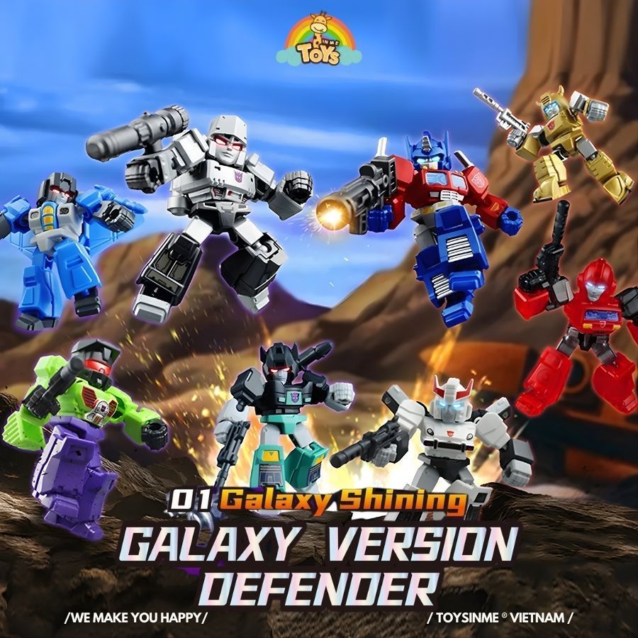 [ TOYS IN ME x BLOKEES ] COMBO Đồ Chơi Hộp Mù Mô Hình Blokees Transformers Defender Version 01