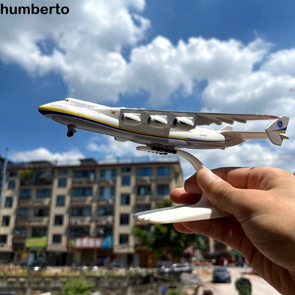 Máy bay mô hình HUMBERTO AN225, Hợp kim kim kim loại Diecast Antonov an-225, Máy bay tĩnh 20CM Mriya