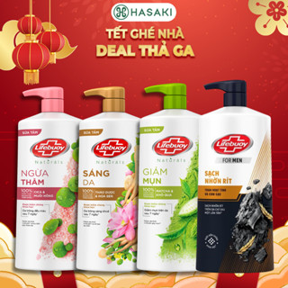   DAILY  Sữa Tắm Lifebuoy 800gr Detox Sạch Sâu Khỏi Bụi Mịn Pm2.5 100% Từ Thiên Nhiên Hasaki 