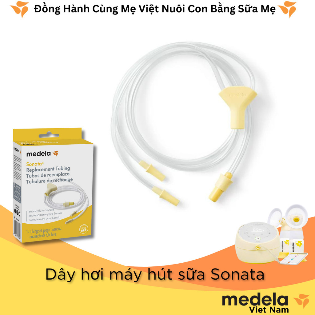 Dây máy hút sữa Medela Sonata phụ kiện máy hút sữa medela chính hãng new nguyên hộp Babyhope