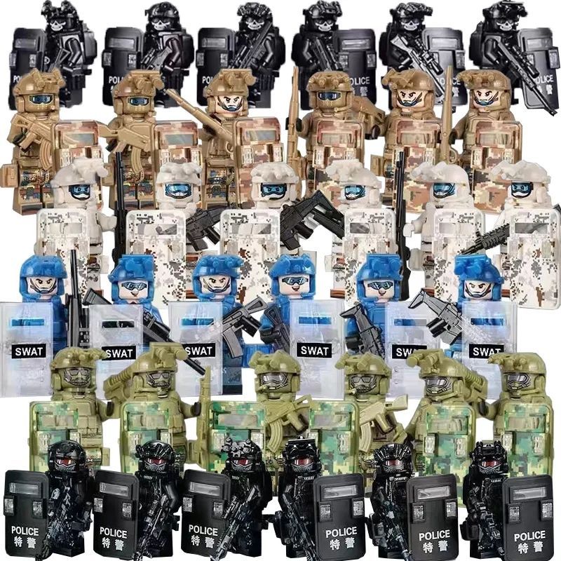 New Product#[1Ten Thousand People Collection]Compatible with LEGO Bricks Special Forces Minifigures 