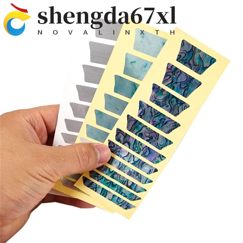 SHENGDA Cross Inlay Đề Can 22 Phong Cách Guitarra Phụ Kiện Guitar Inlay Miếng Dán Acoustic Guitar Ba