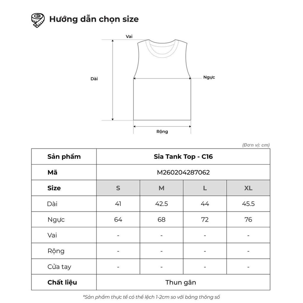 Áo 3 lỗ nữ trơn basic thun gân THE C.I.U, áo tank top trơn nhiều màu basic – Sia Tank Top - C16 | BigBuy360 - bigbuy360.vn