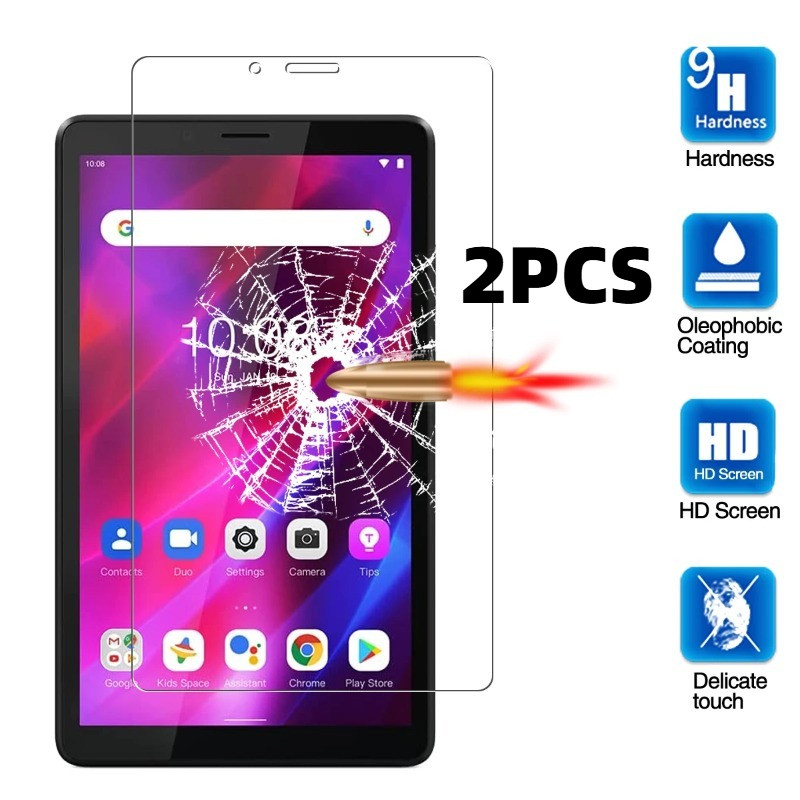 1-2 Chiếc Kính Bảo Vệ Màn Hình Cho Lenovo Tab M9 M8 M7 4th Thế Hệ 3 Máy Tính Bảng Kính Cường Lực Bảo