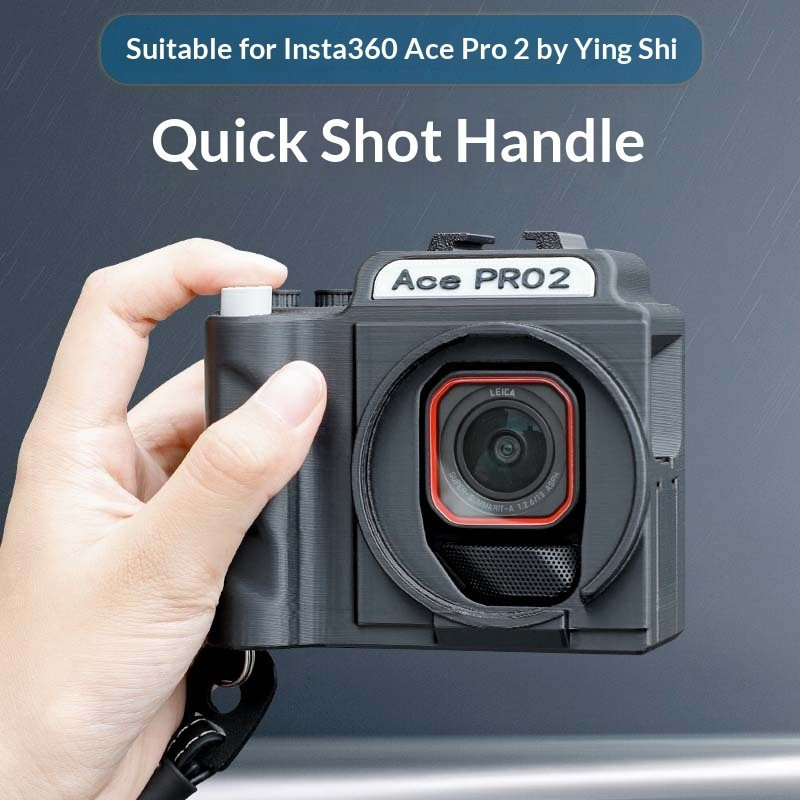 Thích hợp cho Insta360 Ace Pro 2 Camera thể thao toàn cảnh được sửa đổi Nút tay cầm máy ảnh Micro Le