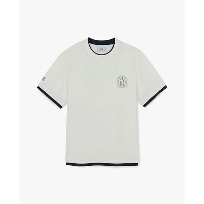 MLB - Áo thun unisex tay ngắn Basic Colorful Street Logo Layered_3ATSB0963-50IVS