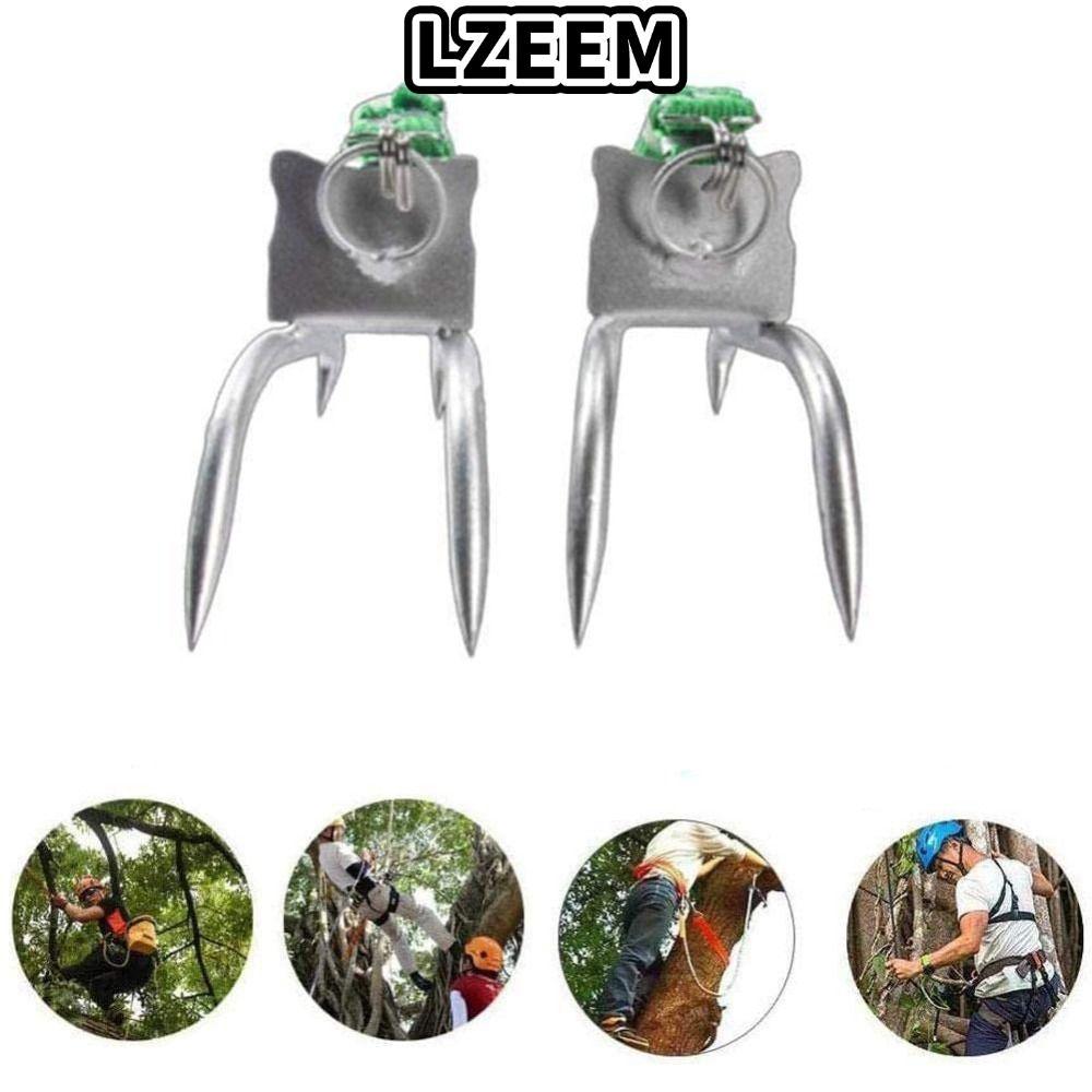LZEEM Tree Climbing Tool Iron Shoes Ram 's Horn Climbing
