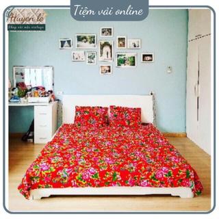 Vải chăn con công chất đẹp các màu( khổ vải 1,6m x 243 cm)