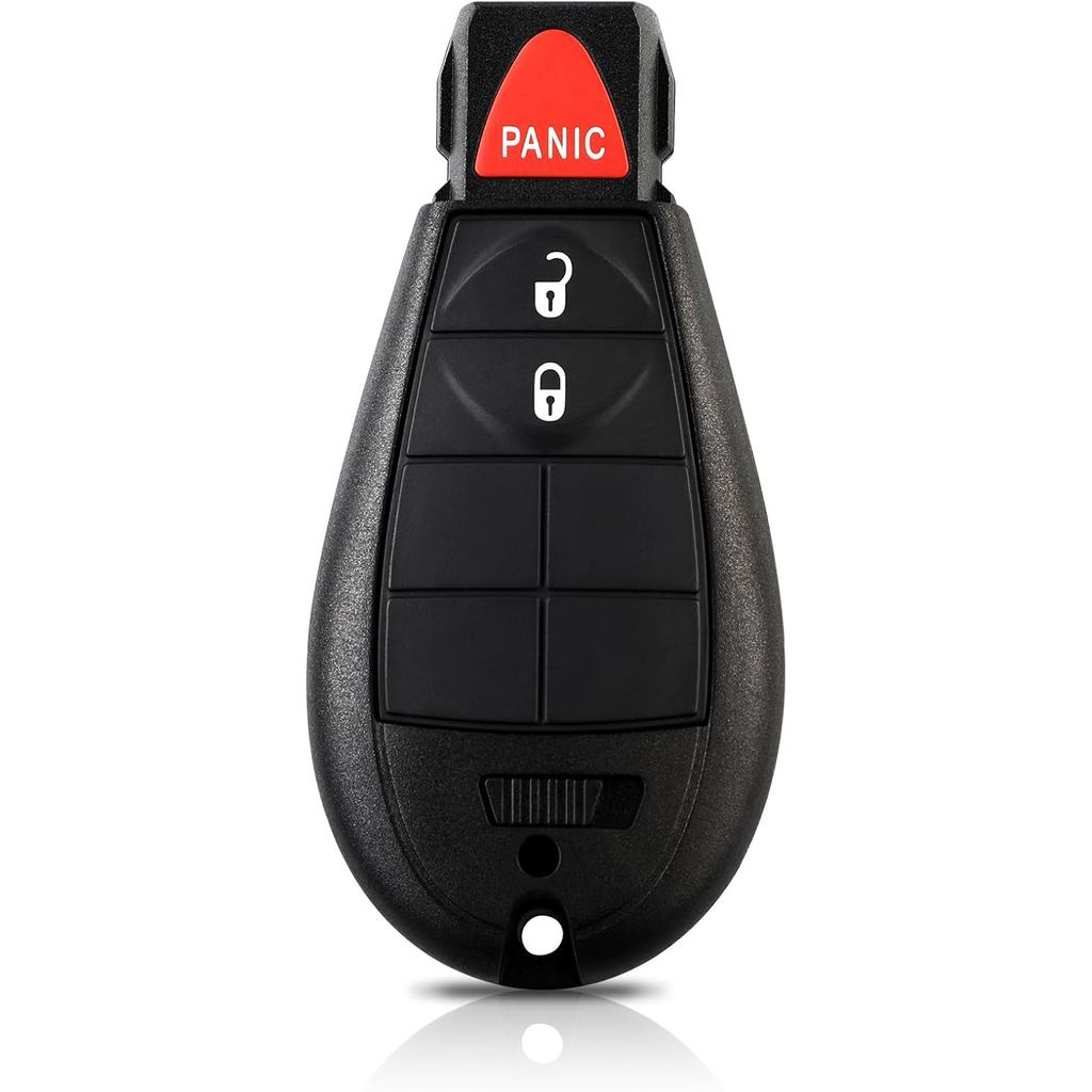 Key Fob Cover Phù hợp cho Dodge Ram 1500 2013-2021, Vỏ thay thế rỗng cho Ram 2500 3500 4500 5500 Phụ