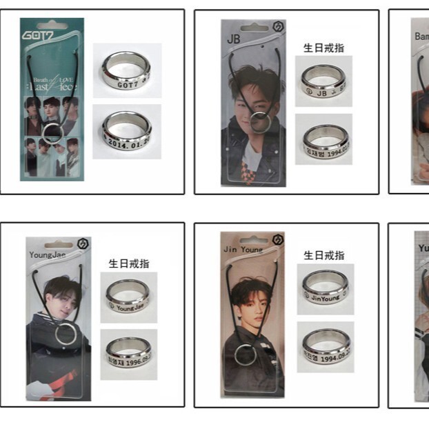 GOT7 / Jackson / BamBam / JB / Mark / YuGyeom / JinYoung Vòng Cổ Mặt Dây Chuyền KUAN416