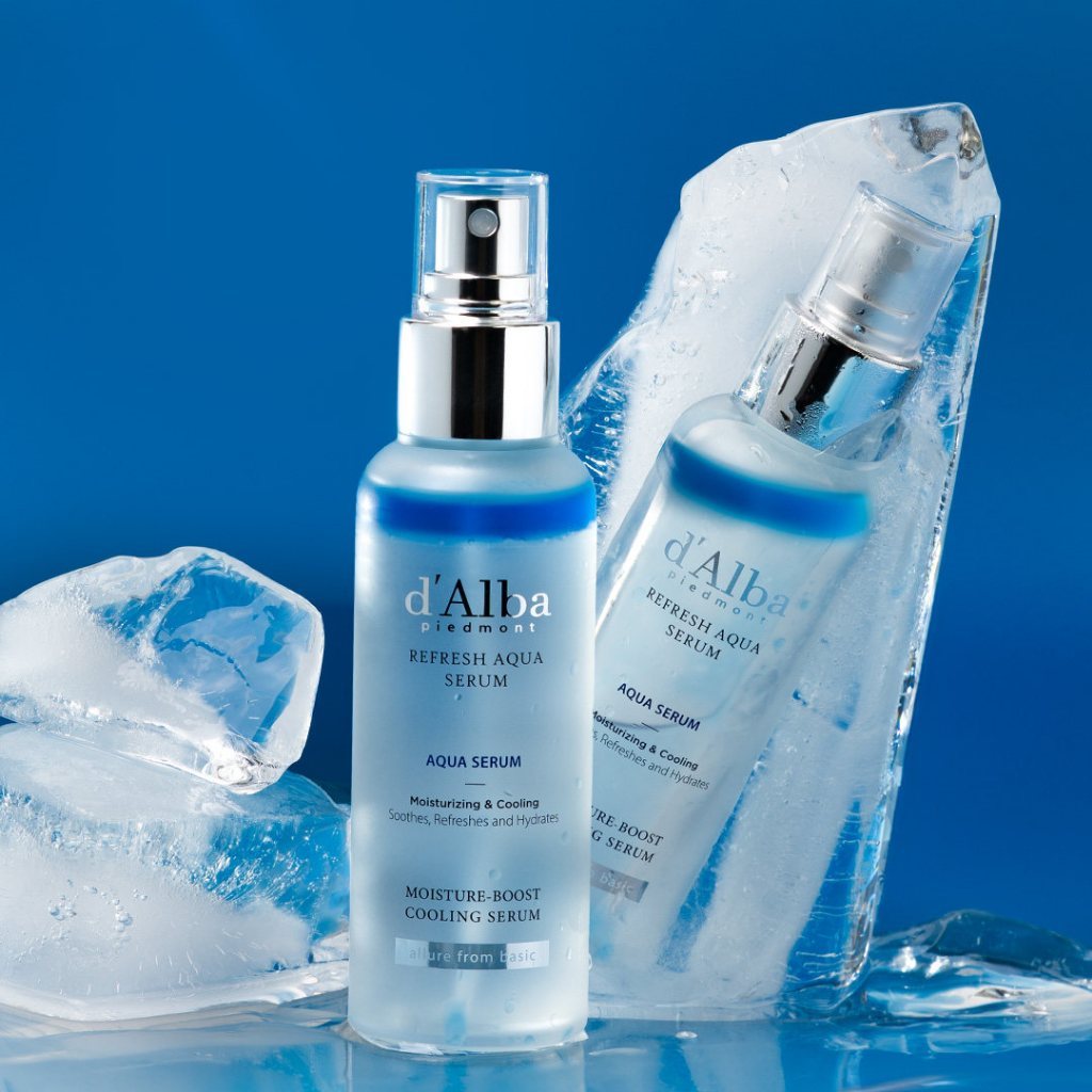 ️ D'Alba REFRESH AQUA SERUM–Cấp Nước Nhanh, Không Bết Dính Xịt Khoáng Làm Mát