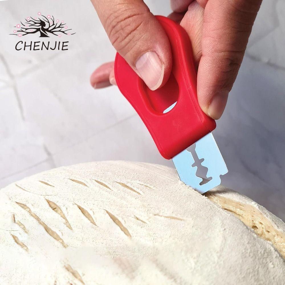 CHENJIE 2 chiếc Máy cắt tỉa bánh mì, Máy cắt bột chua có thể mở rộng, Mini an toàn với máy cắt thay 