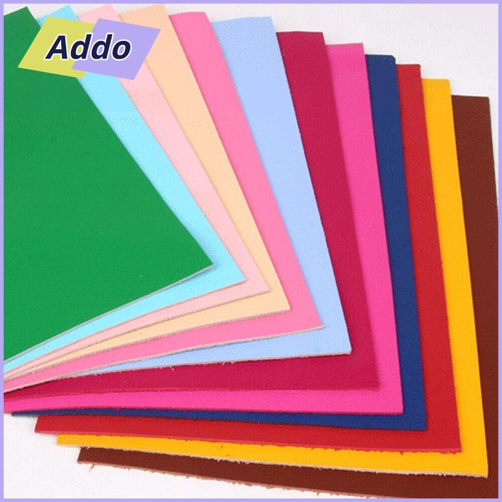 ADDO.PH Da Bò Cứng, 20 * 30CM DIY Real Oxhide Da, Làm Ví Giày Vải Tấm Vải