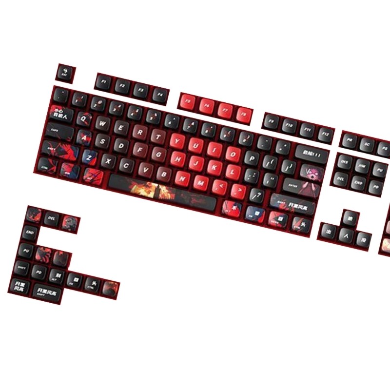 ANN Low Light Keycaps Tăng cường đèn nền Chủ đề trò chơi Đèn nền 119 phím