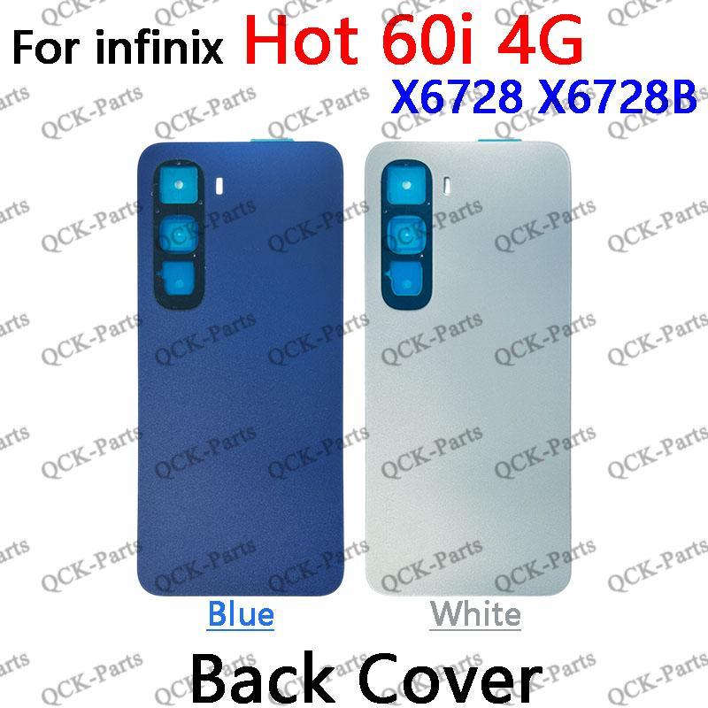 Dành Cho Infinix Hot 60i 4G X6728 X6728B Ốp điện thoại Pin Mặt Sau Mặt Sau Cửa Vỏ Vỏ