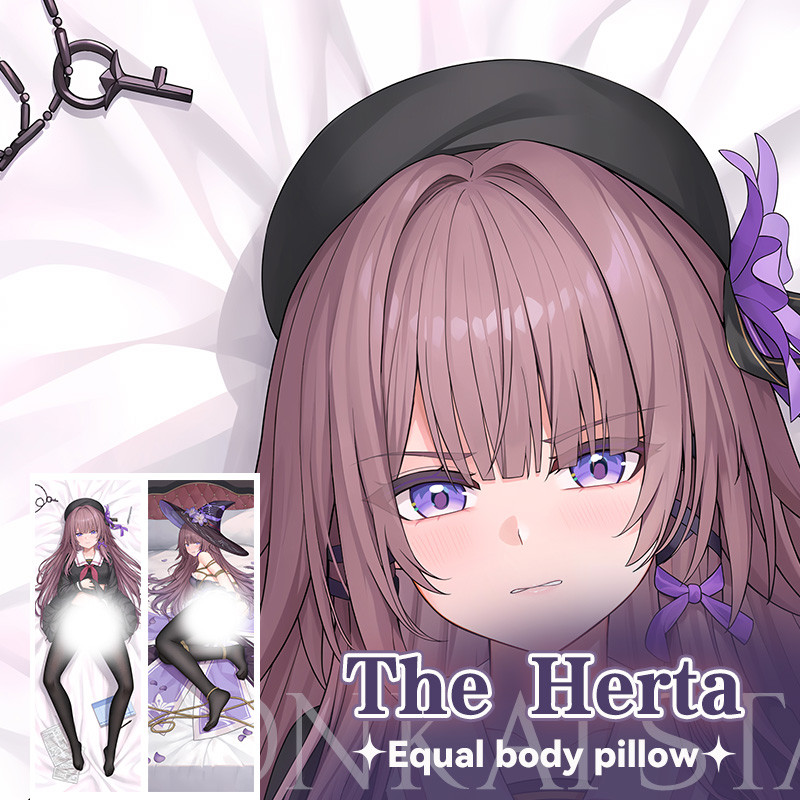 Anime Honkai: Star Rail The Herta Hai Mặt In Hing Thân Gối Otaku Cosplay Gối