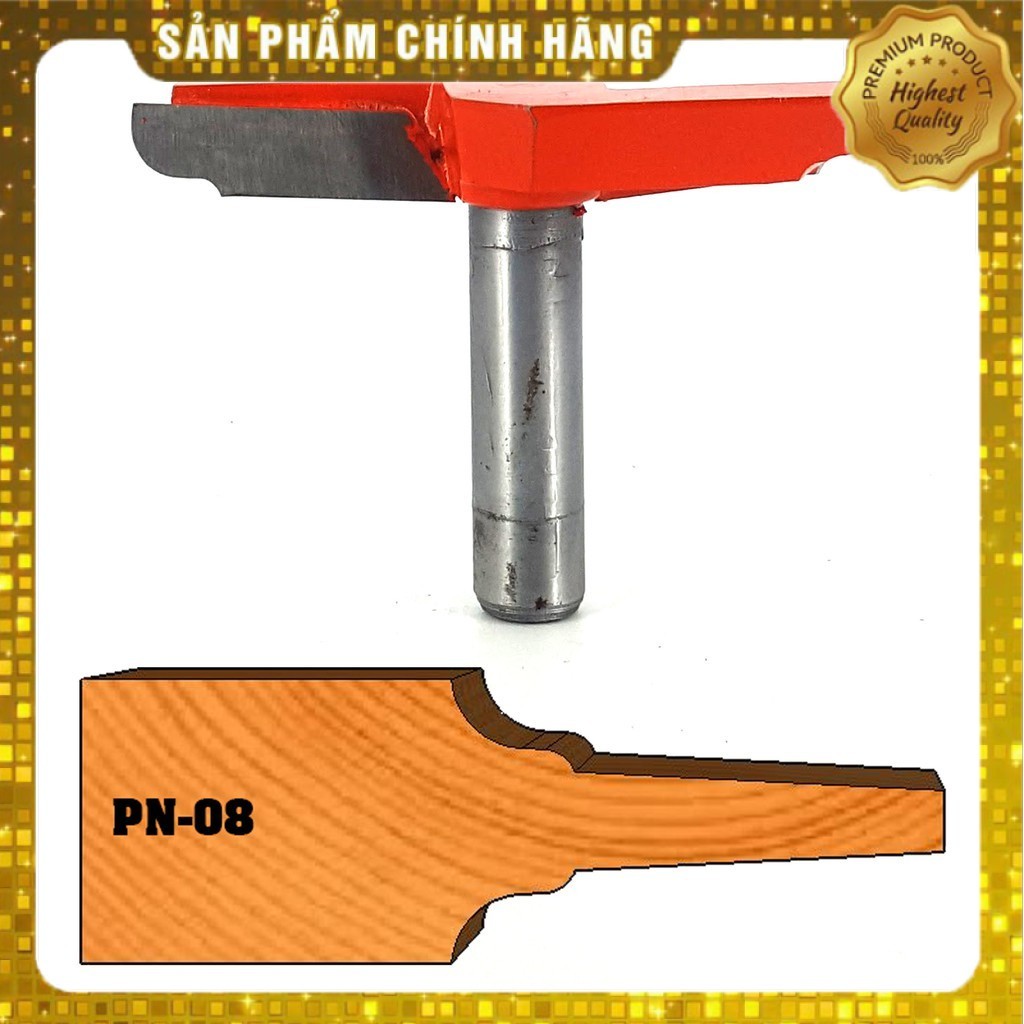 MŨI PHAY GỖ ĐÁNH VÁN HUỲNH K BI PN08 NGƯỢC CAO CẤP