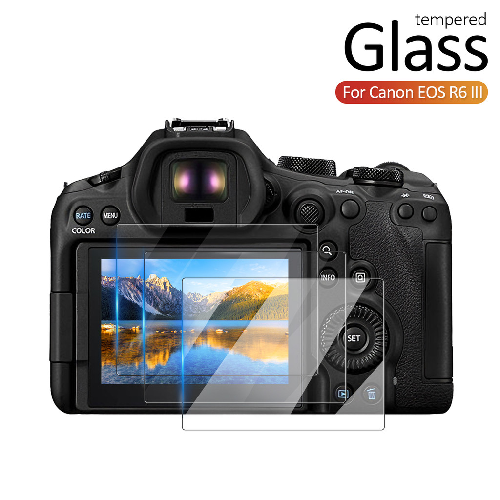 2 Kính Cường Lực 9H Cho Canon R6 III / G7X III / G7XII / G9X / G5X / V10 - Tấm Bảo Vệ Màn Hình LCD C