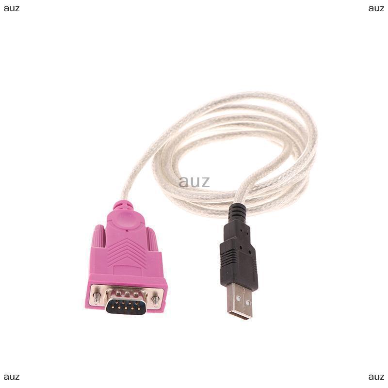 [auz] 1.5 Meters USB To RS232 Adapter Cable USB To RS232 9Pin DB9 Serial Port Cable Port Adapter Dua