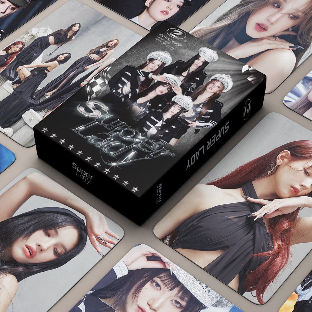 Zhang GIDLE Photocard Trở Lại Album Mới nd Full Album Thẻ Shuhua Yuqi Xiaojuan lomo Card