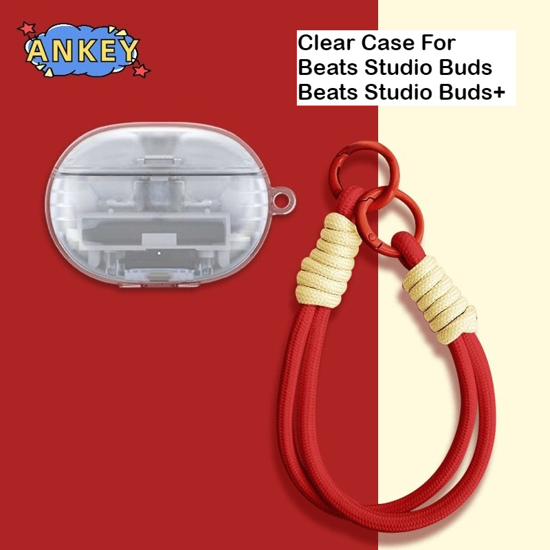 for Beats Studio Buds Case Protective Transparent Clear TPU Covers Beats Studio Buds+ Bluetooth Earp