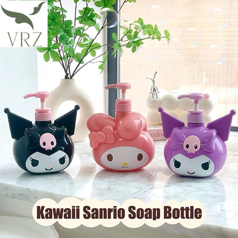 VRZ 900ml Sanrio Kuromi Xà Phòng Kawaii My Melody Dầu Gội Tắm Sữa Sub-Bottle Lotion Press Chai Bảo Q