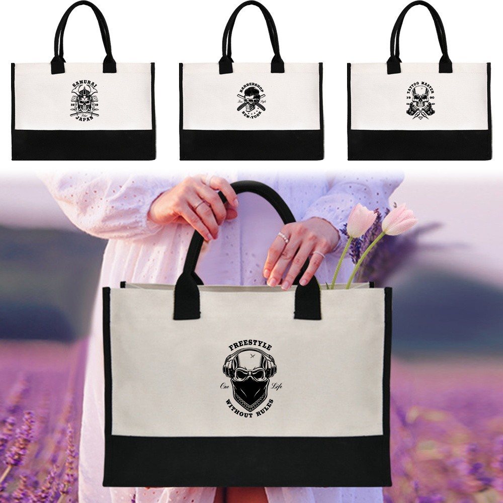 Hot Handbag  Jute Tote Bag Women's Shopping Bag Korean  Bag Casual Lady Eco Recyclable Large Size Ha