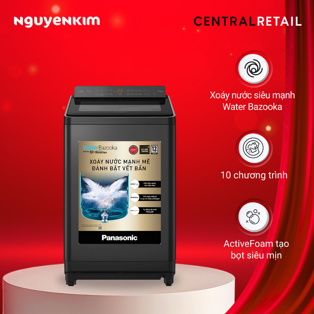 Máy giặt Panasonic Inverter 14.5 kg NA-FD290CEBV
