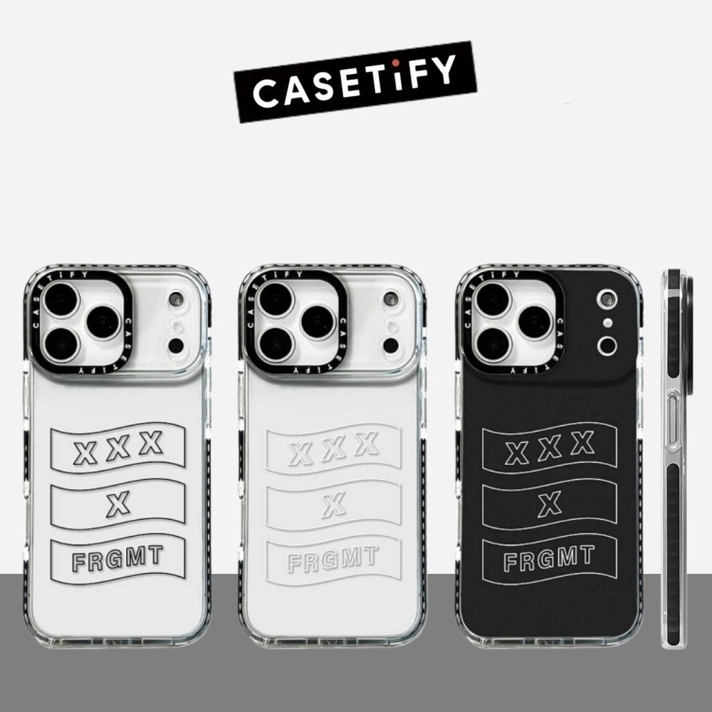 Ốp điện thoại mềm Letter FRGMT cho iPhone 17 Pro Max 16 Plus 15 14 13 12 11 Vỏ bảo vệ chống sốc