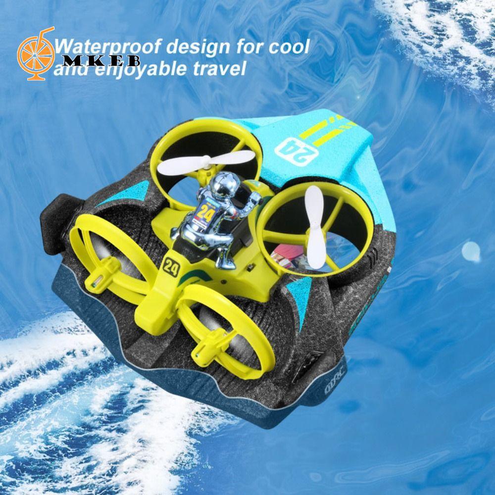 MKEB 3 trong 1 Quadcopter Boat, EPP Foam Sea Land Air Flight Mini RC Plane, RC Máy bay Đồ chơi Đồ ch