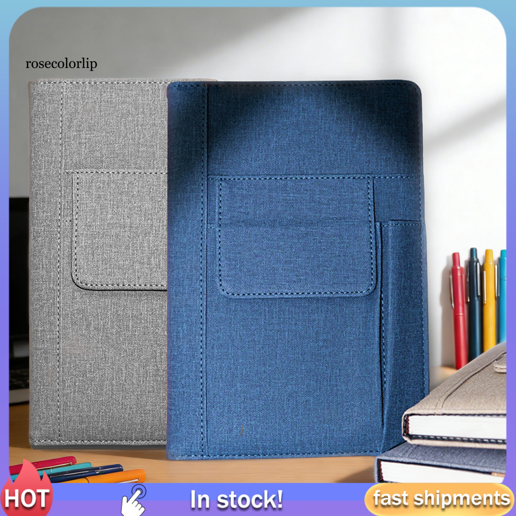 Sổ tay viết RR A5 Tấm lót viết bền vững Lót A5 Journal Notebook dành cho nam nữ Vỏ vải 200 trang dày