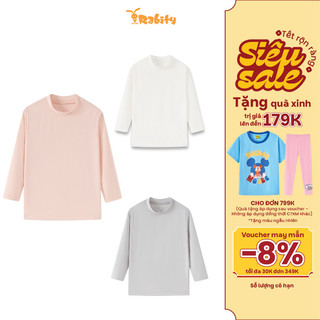   VOUCHER 8% GIẢM 30K ĐƠN 349K  Áo giữ nhiệt dài tay bé trai  bé gái Rabity 910.900 