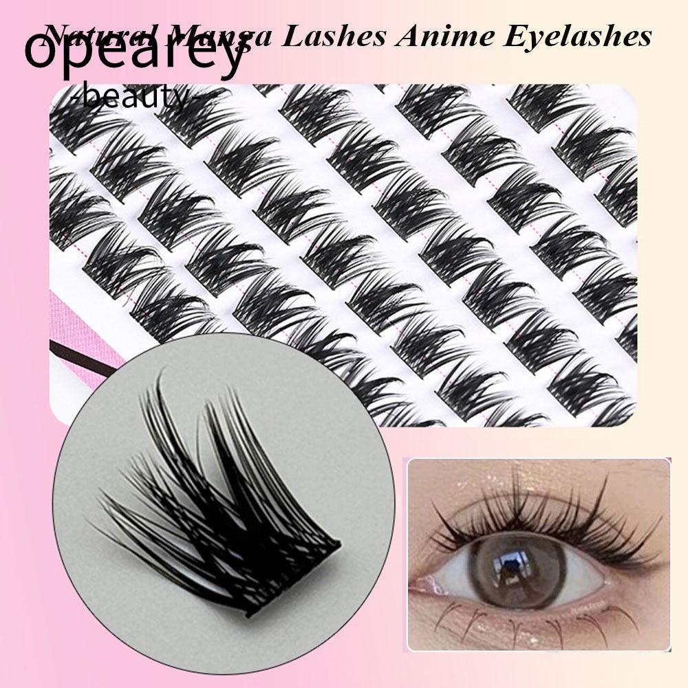 Lông mi giả OPEAREY, Lông mi Manga tự nhiên 6-15mm DIY, Dung tích lớn 10 hàng Lông mi Anime đen / nâ