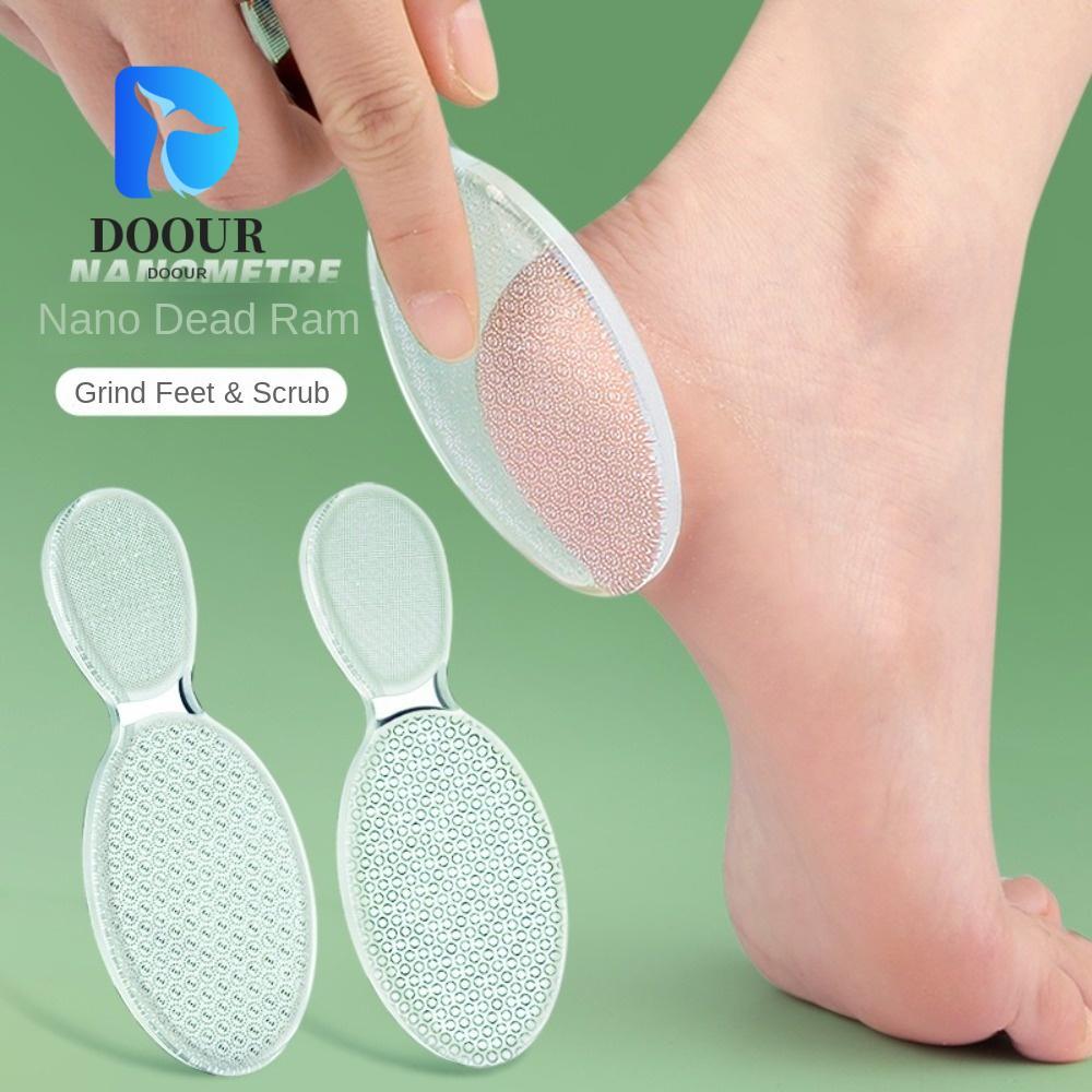 DOOUR Exfoliate Foot, Peeling Artifact Hard Dead Skin Pedicure Tools, Nano Comfort Remover Scrubber 