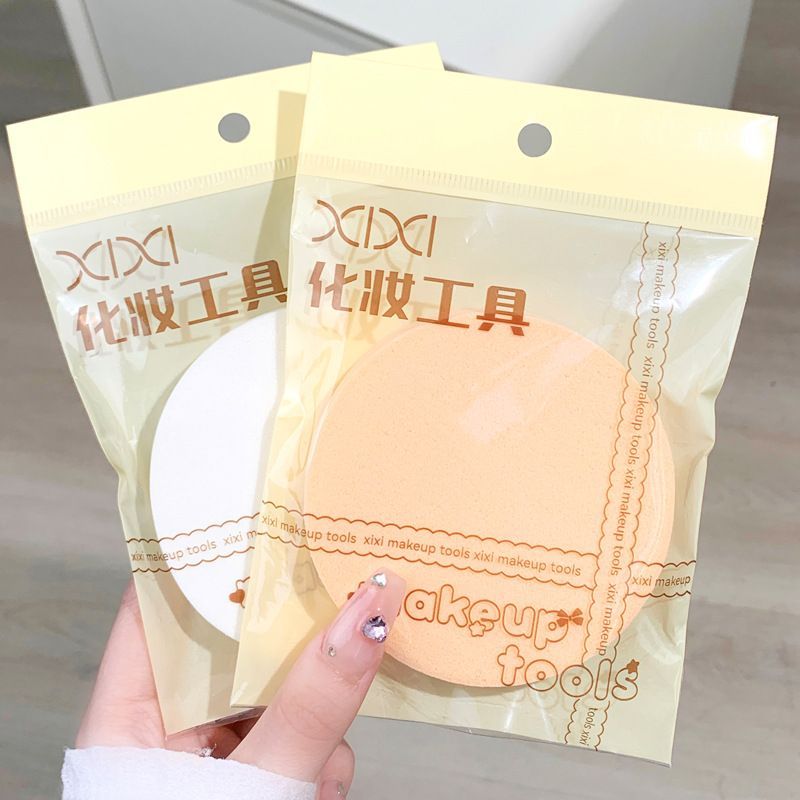 New Product#Big White Flutter Photo Studio Makeup Artist Special Powder Puff Dry and Wet Dual-use Po