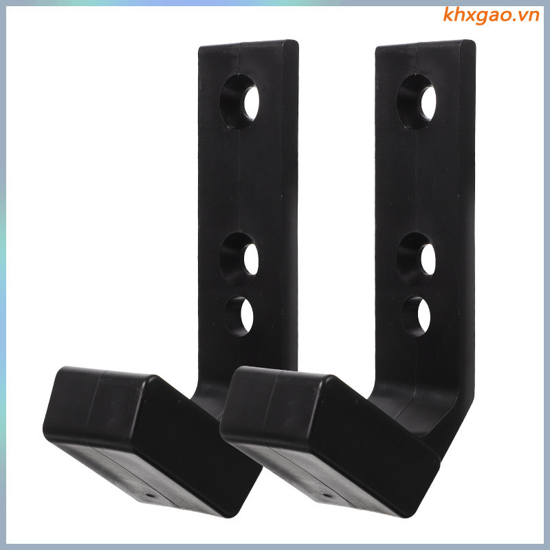 🏠 2Pcs Giá Đỡ Tạ Đơn Màu Đen Hình Dáng Tinh Giản Dùng Cho Thiết Bị Phòng Tập Gym