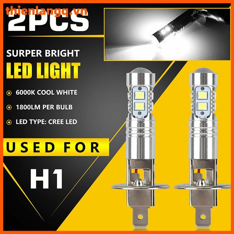 Thl 1 Cặp Bóng Đèn Pha LED H1 Đèn pha xe hơi siêu sáng đèn xe VN